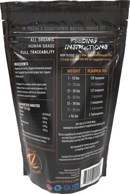 Show full view: Rogue Pet Science Pumpkin Pro Gut Support Dog & Cat Supplement, 5.25-oz bag slide 3 of 3