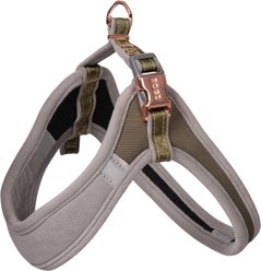 Rogz Urban Adjustable Fast-Fit Dog Harness, Olive Twist, Small/Medium