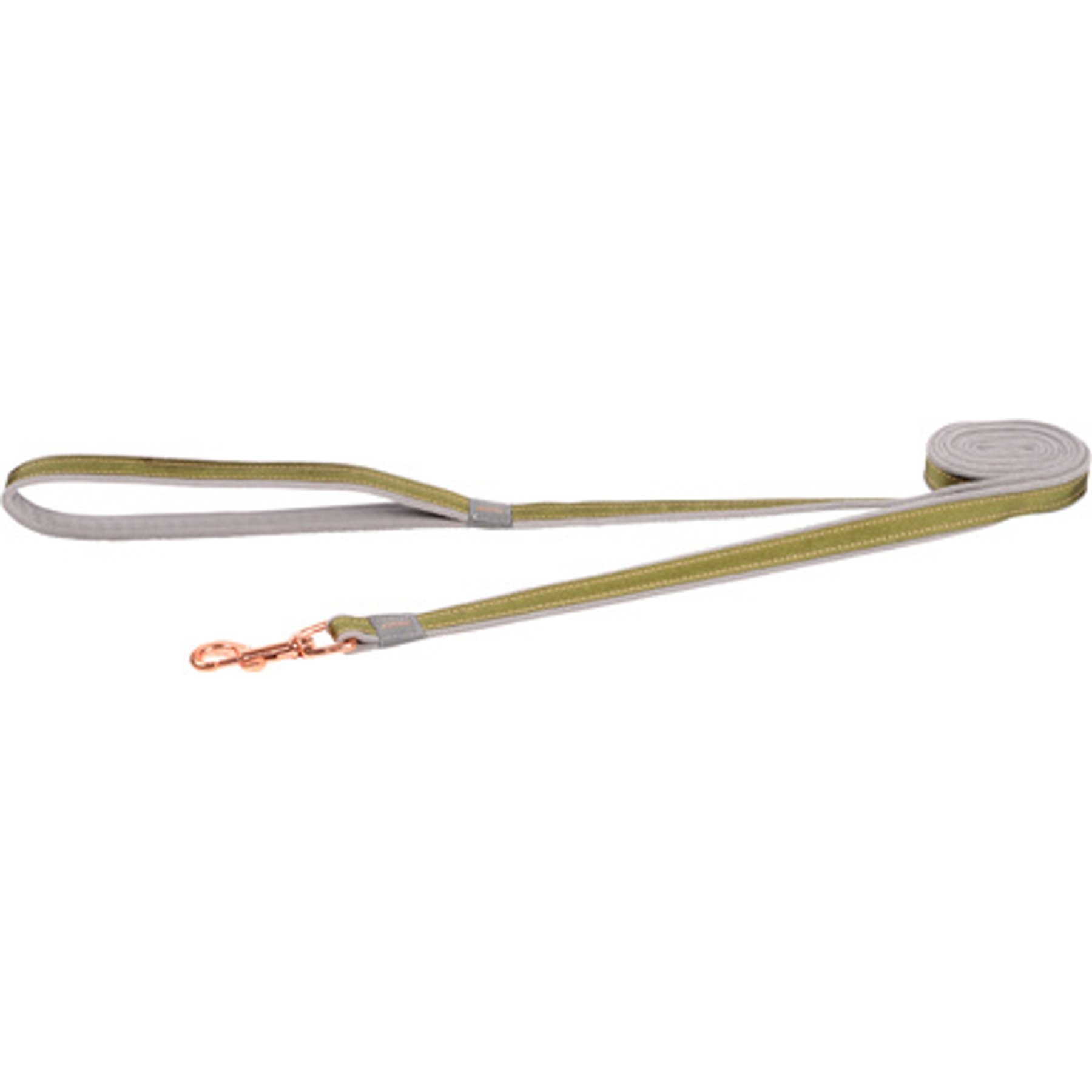 Rogz Urban Classic Dog Lead, Olive Twist, Medium: 6-ft long, 3/4-in wide