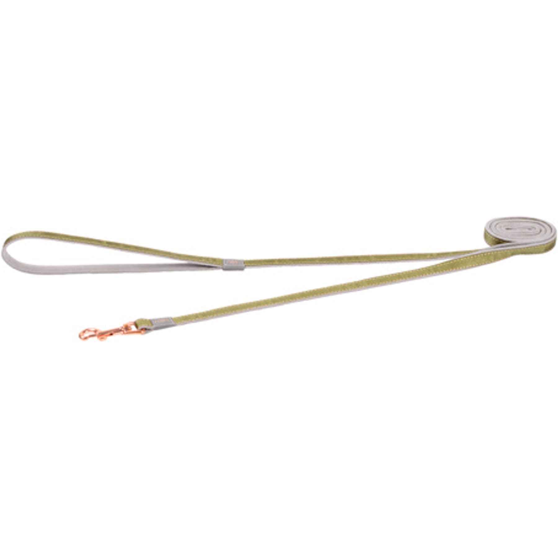 Rogz Urban Classic Dog Lead, Olive Twist, Small: 6-ft long, 5/8-in wide