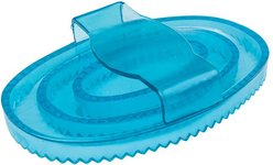 Roma Curry Comb Horse Brush, Aqua