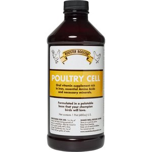 Rooster Booster Cell Liquid Vitamin Poultry Supplement, 1-pt bottle, 1-pt bottle