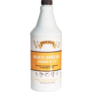 Rooster Booster Multi-Species Liquid B-12 Livestock Supplement, 32-fl oz bottle