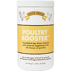 Rooster Booster Poultry Booster Pellet Vitamin Supplement, 1.25-lb jar