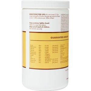 Rooster Booster Poultry Booster Pellet Vitamin Supplement, 1.25-lb jar