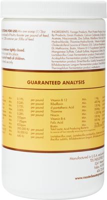 Show full view: Rooster Booster Poultry Booster Pellet Vitamin Supplement, 1.25-lb jar slide 2 of 6
