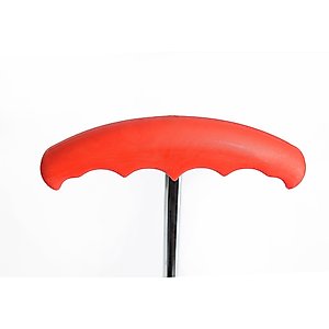 Roscoe's Pet Products Comfort Grip Dog Tie-Out Stake, Red & Silver, 18-in