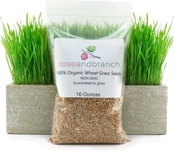 Rose & Branch Organic Wheat Cat Grass Seeds, 16-oz pouch slide 2 of 5