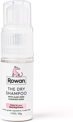 Show full view: Rowan Dry Dog Shampoo, Coconut Scent, 1.1-oz bottle slide 4 of 7