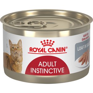 Royal Canin Feline Health Nutrition Adult Instinctive Loaf in Sauce Wet Cat Food, 5.1-oz can, case of 24