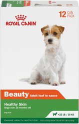 Royal Canin Canine Health Nutrition Beauty Loaf in Sauce Wet Dog Food, 5.2-oz can, case of 12
