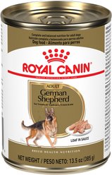 Royal Canin Breed Health Nutrition German Shepherd Loaf Pate Adult Wet Dog Food, 13.5-oz, case of 12