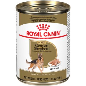 Royal Canin Breed Health Nutrition German Shepherd Loaf Pate Adult Wet Dog Food, 13.5-oz, case of 12