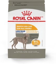 Royal Canin Canine Care Nutrition Large Sensitive Skin Care Dry Dog Food, 30-lb bag