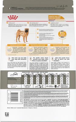 Show full view: Royal Canin Canine Care Nutrition Medium Sensitive Skin Care Dry Dog Food, 6-lb bag slide 3 of 12