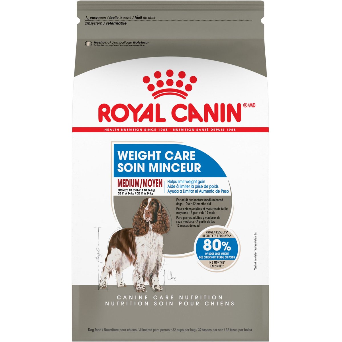 Royal Canin Canine Care Nutrition Medium Weight Care Adult Dry Dog Food, 30-lb bag