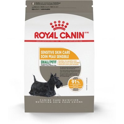 Royal Canin Royal Canin Canine Care Nutrition Small Sensitive Skin Care Dry Dog Food, 3-lb bag