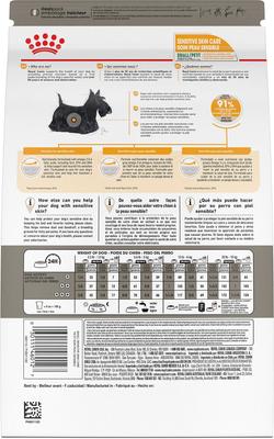 Show full view: Royal Canin Canine Care Nutrition Small Sensitive Skin Care Dry Dog Food, 3-lb bag slide 3 of 12