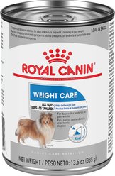 Royal Canin Canine Care Nutrition Weight Care Loaf in Sauce Canned Dog Food, 13.5-oz, case of 12