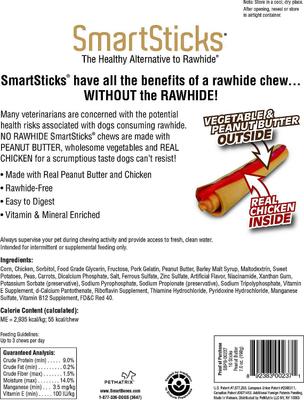 Show full view: Royal Canin Cavalier King Charles Adult Dry Food, 10-lb bag + SmartBones SmartSticks Peanut Butter Chews Dog Treats slide 6 of 7