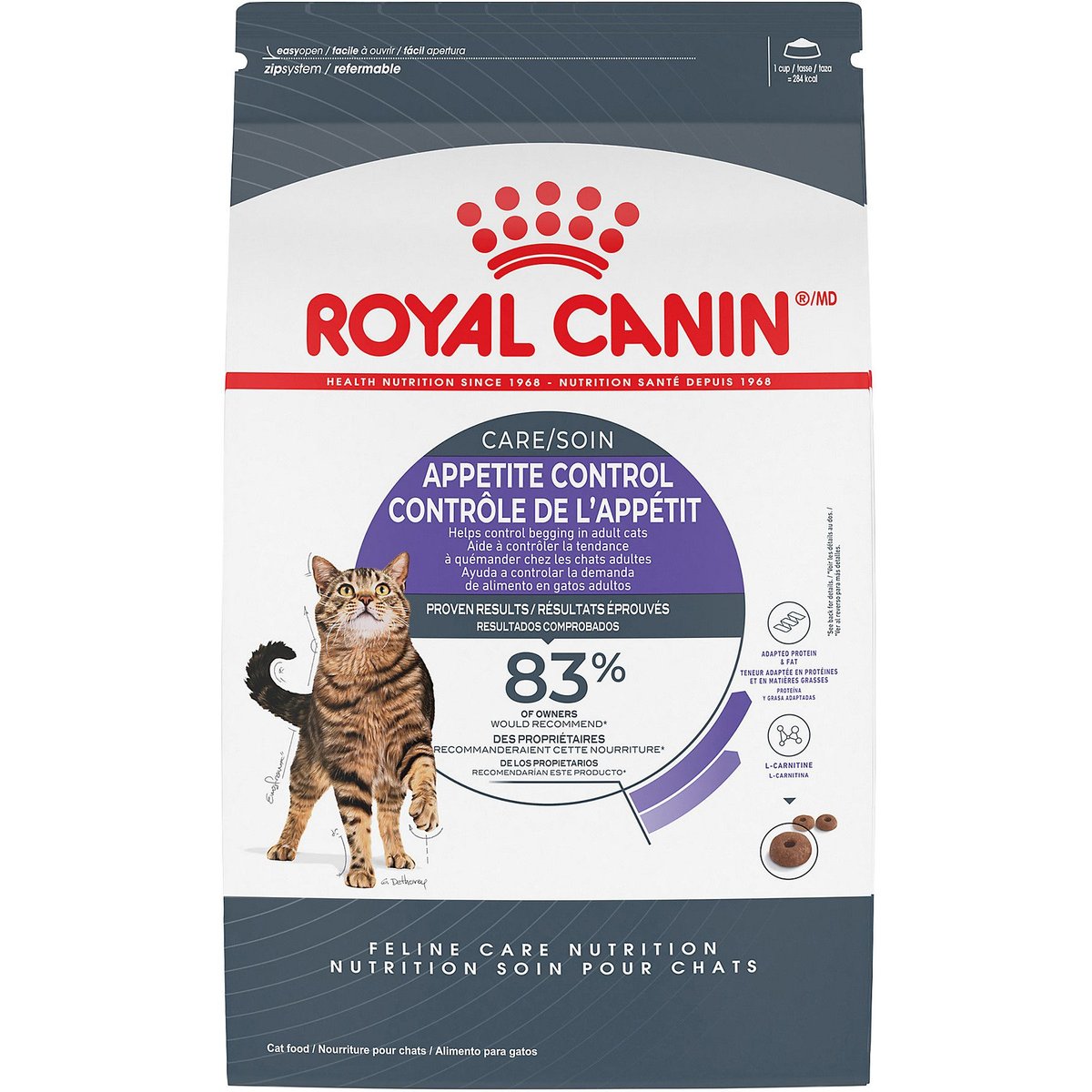Royal Canin Feline Care Nutrition Adult Appetite Control Care Dry Cat Food, 14-lb bag