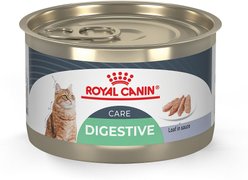 Royal Canin Feline Care Nutrition Digestive Care Loaf Pate Wet Cat Food, 5.1-oz can, case of 24