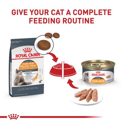 Show full view: Royal Canin Feline Care Nutrition Hair & Skin Care Dry Cat Food, 6-lb bag slide 7 of 12