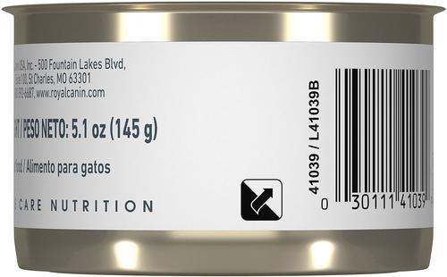 Show full view: Royal Canin Feline Care Nutrition Hair & Skin Care Loaf Pate Wet Cat Food, 5.1-oz can, case of 24 slide 3 of 12