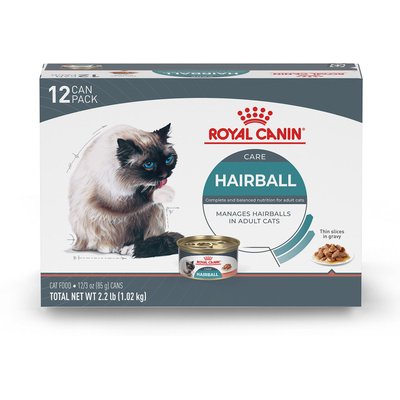 Royal Canin Royal Canin Feline Care Nutrition Hairball Care Thin Slices in Gravy Canned Cat Food, 3-oz, case of 12