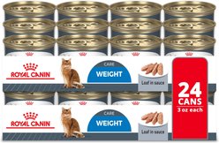 Royal Canin Feline Care Nutrition Weight Care Loaf Pate Wet Cat Food, 3-oz, case of 24