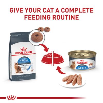 Show full view: Royal Canin Feline Care Nutrition Weight Care Loaf Pate Wet Cat Food, 3-oz, case of 24 slide 7 of 12