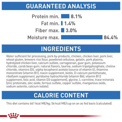 Show full view: Royal Canin Feline Care Nutrition Weight Care Loaf Pate Wet Cat Food, 3-oz, case of 24 slide 8 of 12