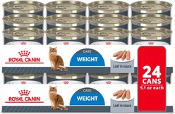 Royal Canin Feline Care Nutrition Weight Care Loaf Pate Wet Cat Food, 5.1-oz can, case of 24