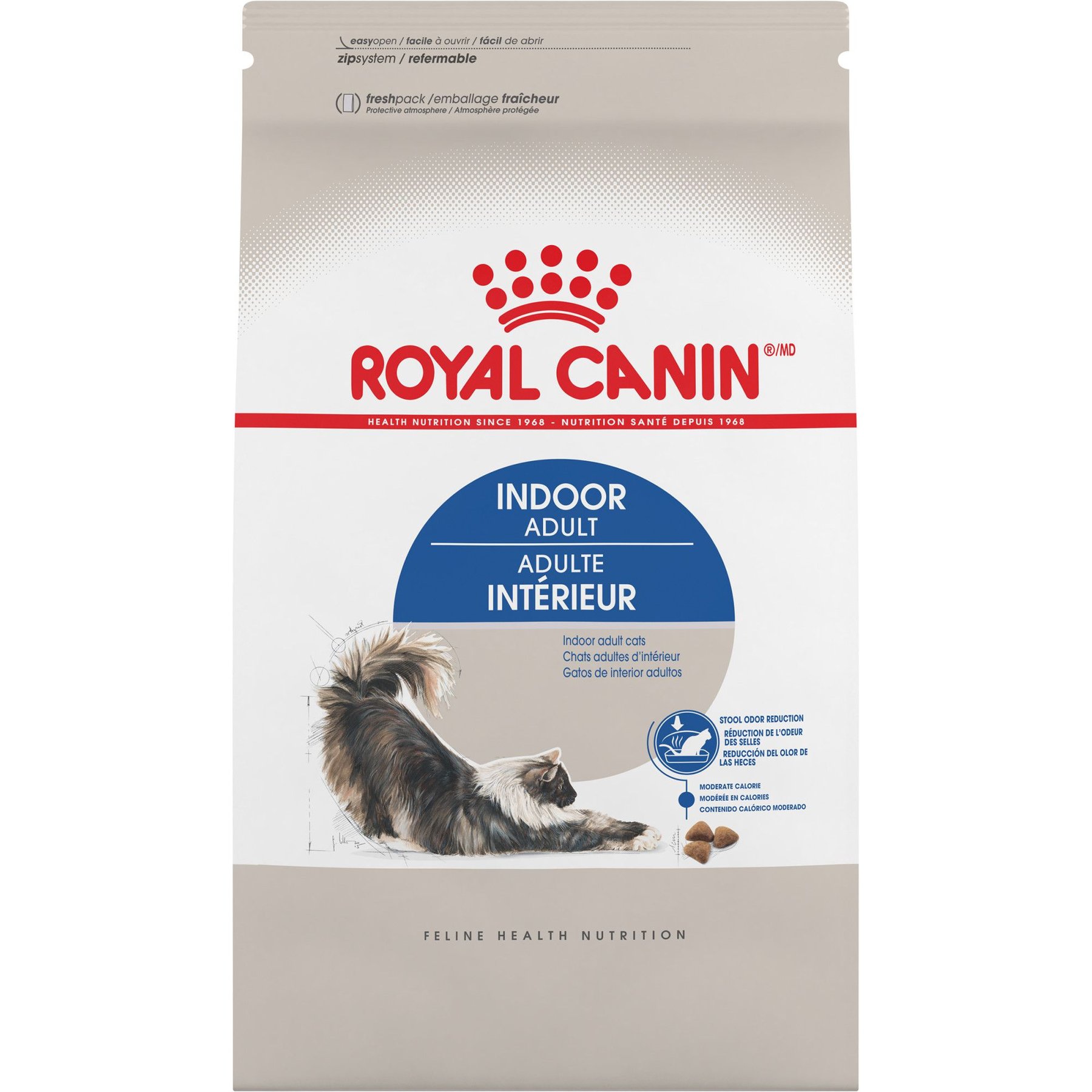 Royal Canin Feline Health Nutrition Indoor Adult Dry Cat Food, 30-lb bundle