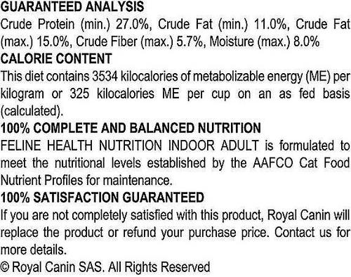 Show full view: Royal Canin Feline Health Nutrition Indoor Adult Dry Cat Food, 30-lb bundle slide 6 of 9