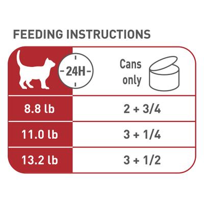 Show full view: Royal Canin Feline Health Nutrition Adult Instinctive Thin Slices in Gravy Canned Cat Food, 3-oz, pack of 12 slide 5 of 12