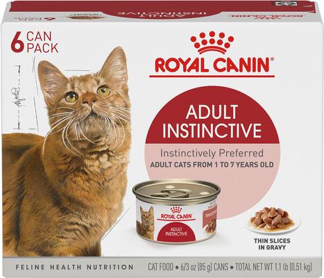 Royal Canin Feline Health Nutrition Adult Instinctive Thin Slices in Gravy Canned Cat Food