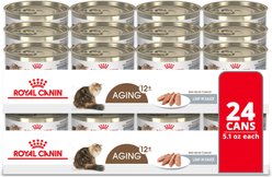 Royal Canin Feline Health Nutrition Aging 12+ Loaf in Sauce Canned Cat Food, 5.1-oz, case of 24