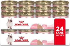 Royal Canin Feline Health Nutrition Kitten Loaf in Sauce Canned Cat Food, 3-oz, case of 24