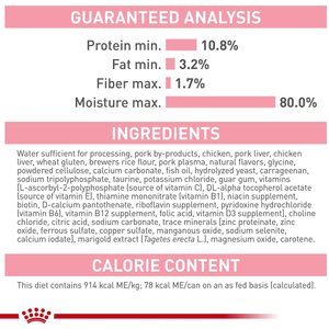 Royal Canin Feline Health Nutrition Kitten Loaf in Sauce Canned Cat Food, 3-oz, case of 24