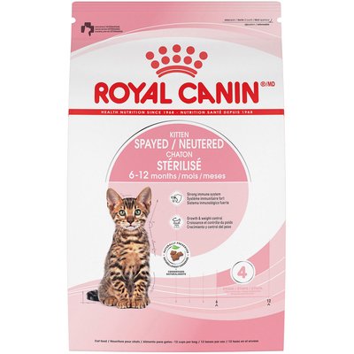 Royal Canin Royal Canin Feline Health Nutrition Kitten Spayed/Neutered Dry Cat Food, 2.5-lb bag