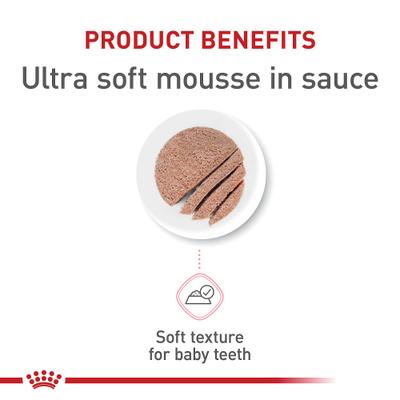 Show full view: Royal Canin Feline Health Nutrition Mother & Babycat Dry Food + Ultra Soft Mousse in Sauce Canned Cat Food slide 9 of 10