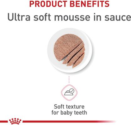 Show full view: Royal Canin Feline Health Nutrition Mother & Babycat Ultra Soft Mousse in Sauce Canned Food + Chicken Mother & Baby Dry Cat Food slide 7 of 11