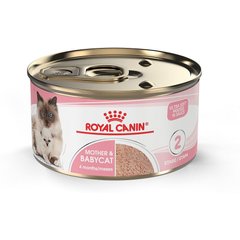 Royal Canin Feline Health Nutrition Mother & Babycat Ultra Soft Mousse in Sauce Wet Cat Food, 3-oz can, case of 24
