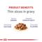 Show in main carousel: Royal Canin Feline Health Nutrition Spayed/Neutered Thin Slices in Gravy Canned Cat Food, 3-oz, case of 24 slide 4 of 12