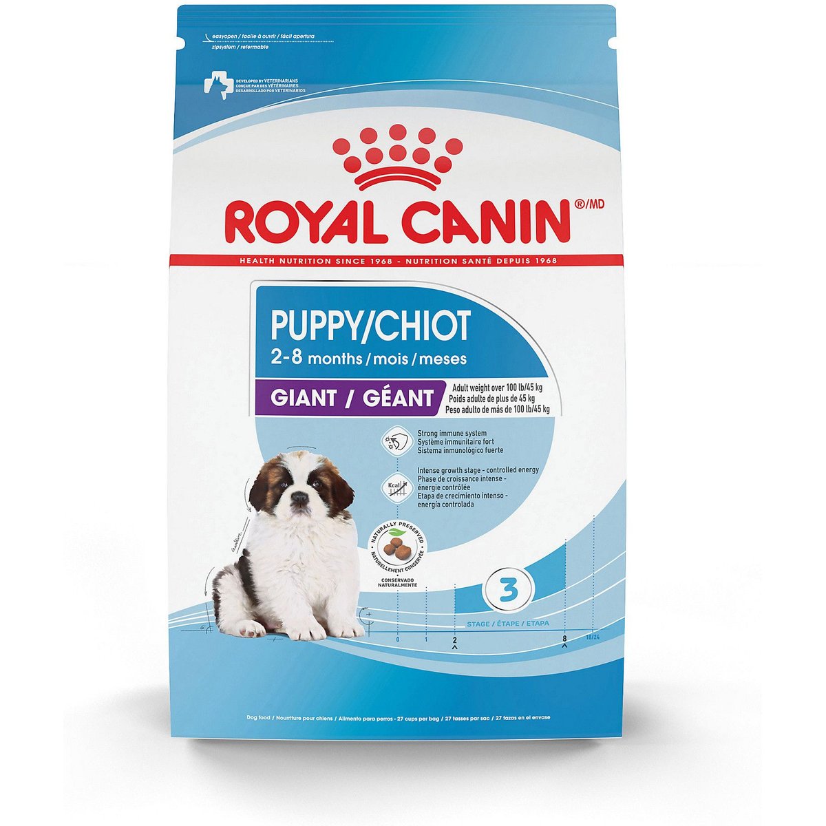 Royal Canin Size Health Nutrition Giant Puppy Dry Dog Food, 30-lb bag