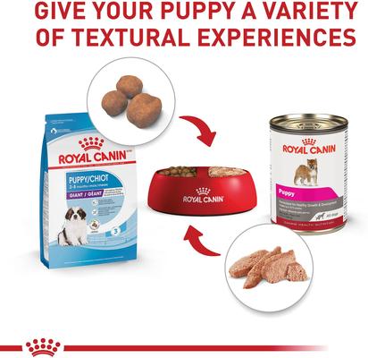 Show full view: Royal Canin Size Health Nutrition Giant Puppy Dry Dog Food, 30-lb bag slide 6 of 12
