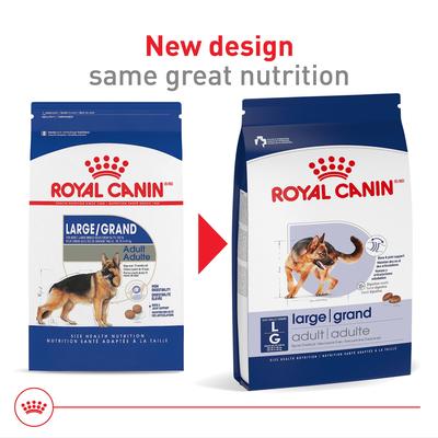 Show full view: Royal Canin Size Health Nutrition Large Adult Dry Dog Food, 4-lb bag slide 4 of 12