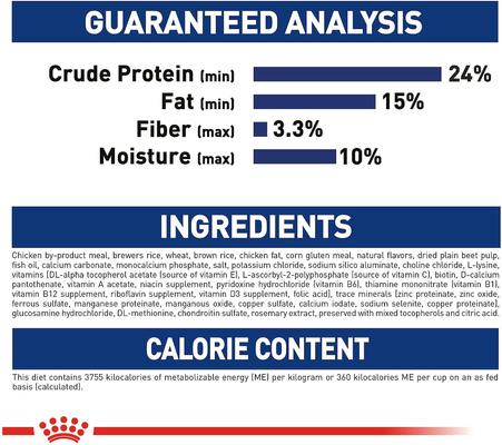 Show full view: Royal Canin Size Health Nutrition Large Adult Dry Dog Food, 6-lb bag slide 9 of 13
