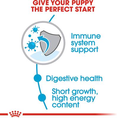 Show full view: Royal Canin Size Health Nutrition Medium Puppy Dry Dog Food, 17-lb bag slide 5 of 12